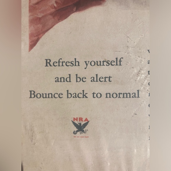 Vintage 1933 Coca-Cola Santa magazine ad page 10” x 6 7/8”VINTAGE HOLIDAY Decor - Picture 5 of 7